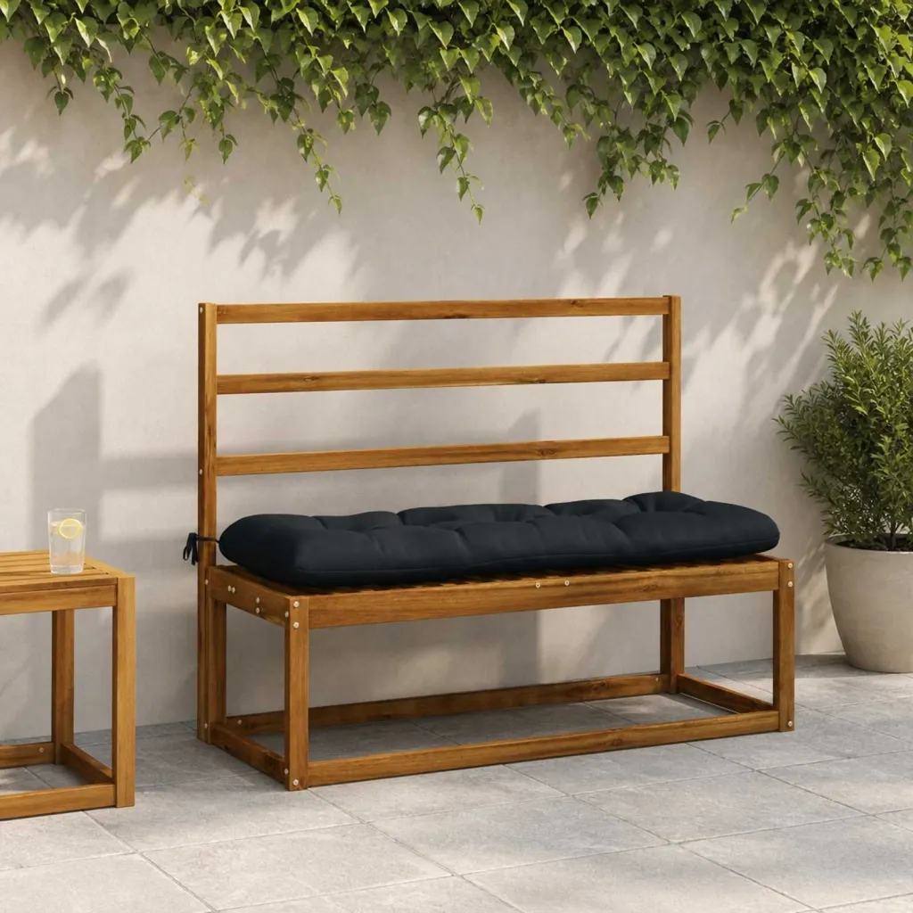 Jastučić za klupu VIANEN 100% poliester Tamno plava - Tamno plava 120 x 40 x 12 cm