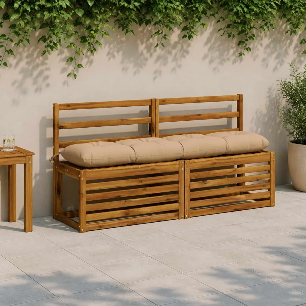 Jastučić za klupu VIANEN 100% poliester Pijesak - Pijesak 140 x 30 x 12 cm