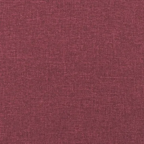 Klupa crvena boja vina 100 x 75 x 76 cm od tkanine - boja crnog vina Cijena
