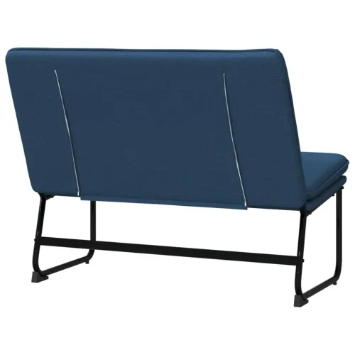 Klupa plava 100 x 75 x 76 cm od tkanine - Plava Cijena