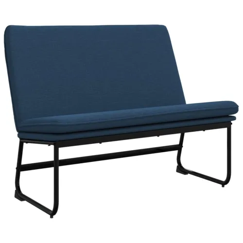 Klupa plava 100 x 75 x 76 cm od tkanine - Plava Cijena