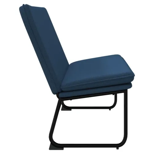 Klupa plava 100 x 75 x 76 cm od tkanine - Plava Cijena