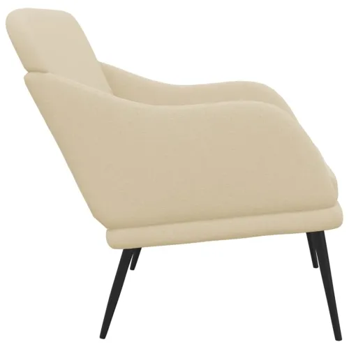 Klupa krem 110 x 76 x 80 cm od tkanine - Krema Cijena