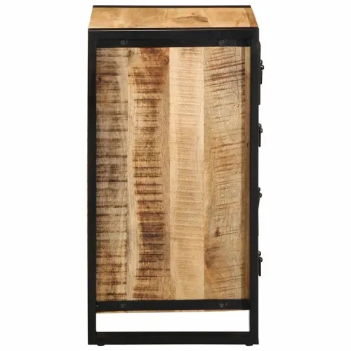Ormar s ladicama 40x40x90 cm Puno grubo drvo Mango - Smeđa Cijena