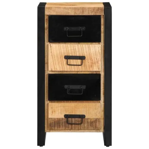 Ormar s ladicama 40x40x90 cm Puno grubo drvo Mango - Smeđa Cijena