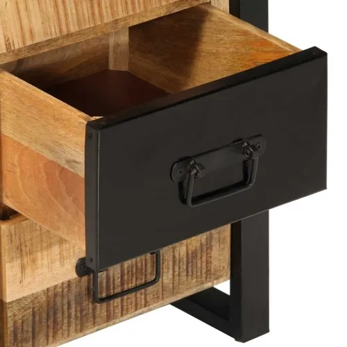 Ormar s ladicama 40x40x90 cm Puno grubo drvo Mango - Smeđa Cijena