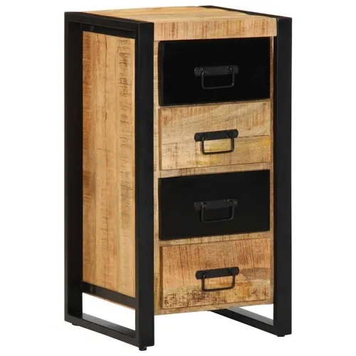 Ormar s ladicama 40x40x90 cm Puno grubo drvo Mango - Smeđa Cijena