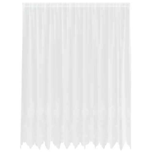 Čipkasta zavjesa Bijela 220 x 300 cm Poliester - Iris 300 x 220 cm Cijena