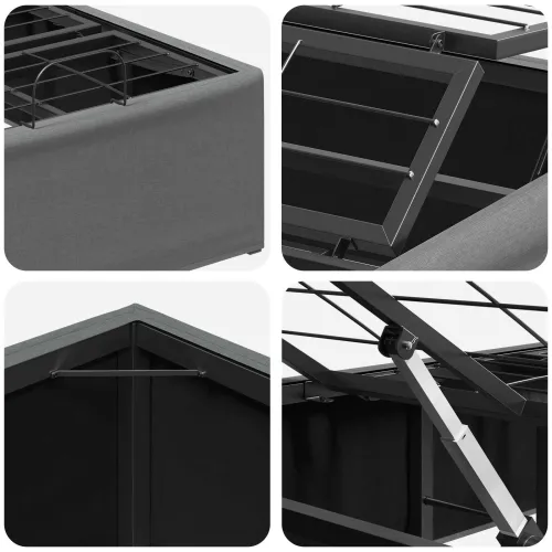 Električni podesivi okvir kreveta Tamnosiva 200 x 70 x 33,5 cm - Tamnosiva 70 x 200 cm Cijena