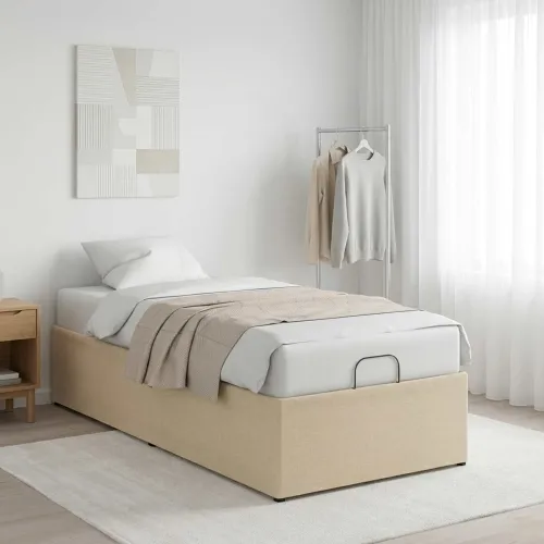 Električni podesivi okvir kreveta Krem 200 x 70 x 33,5 cm Čelik - Krem 70 x 200 cm Cijena