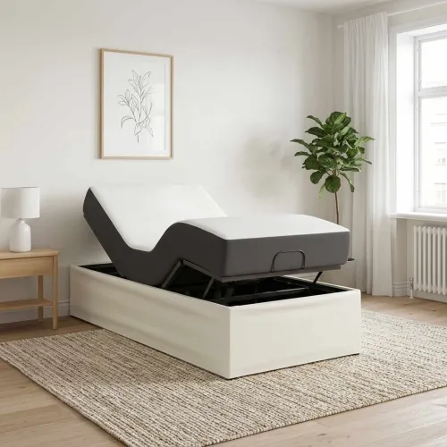 Električni podesivi okvir kreveta Bijela 200 x 80 x 33,5 cm - Bijela 80 x 200 cm Cijena