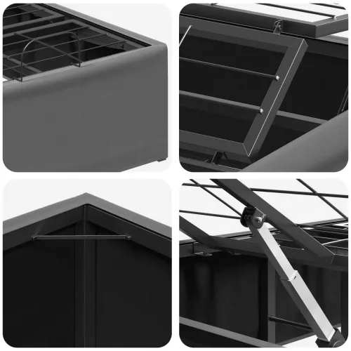 Električni podesivi okvir kreveta Tamnosiva 200 x 80 x 33,5 cm - Tamnosiva 80 x 200 cm Cijena
