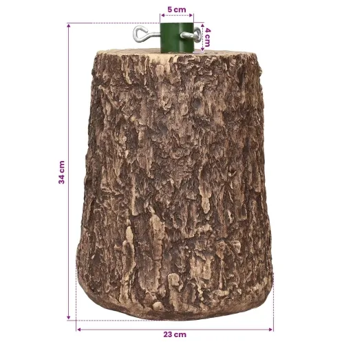 Stalak za božićno drvce u obliku debla Promjer 23 x 34 cm - Promjer 23 x 34 cm Cijena