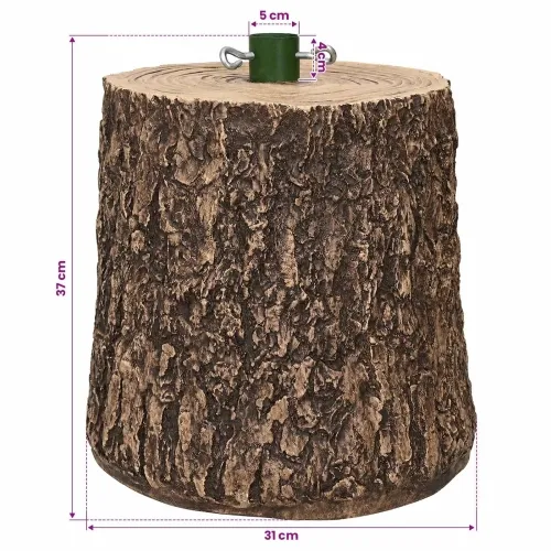 Stalak za božićno drvce u obliku debla Promjer 31 x 37 cm - Promjer 31 x 37 cm Cijena