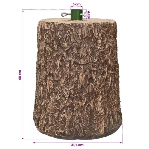 Stalak za božićno drvce u obliku debla Promjer 31,5 x 40 cm - Promjer 31,5 x 40 cm Cijena