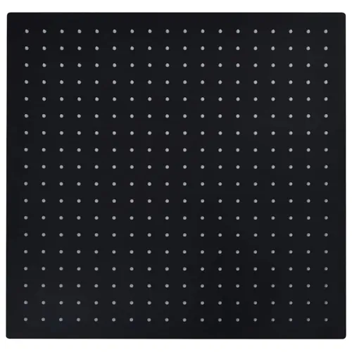 Glava za tuš od nehrđajućeg čelika 50 x 50 cm četvrtasta crna - Crna 50 x 50 cm Cijena