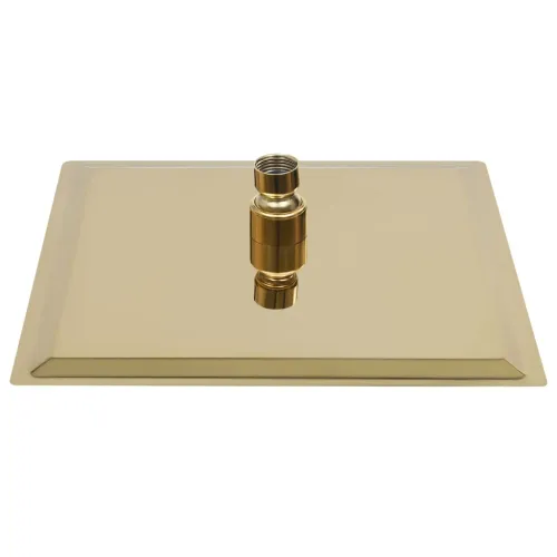 Glava za tuš od nehrđajućeg čelika 20 x 20 cm četvrtasta zlatna - Zlatno 20 x 20 cm Cijena