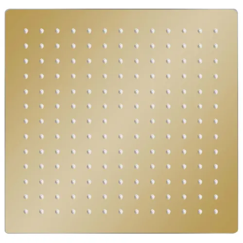 Glava za tuš od nehrđajućeg čelika 25 x 25 cm četvrtasta zlatna - Zlatno 25 x 25 cm Cijena