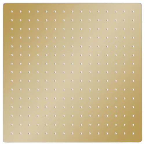 Glava za tuš od nehrđajućeg čelika 40 x 40 cm četvrtasta zlatna - Zlatno 40 x 40 cm Cijena