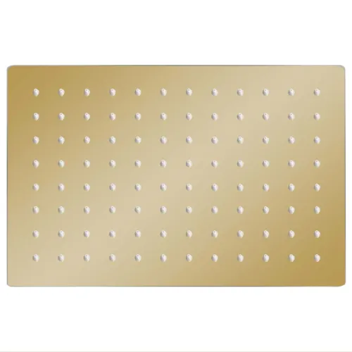 Glava za tuš od nehrđajućeg čelika 30 x 20 cm pravokutna zlatna - Zlatno 30 x 20 cm Cijena