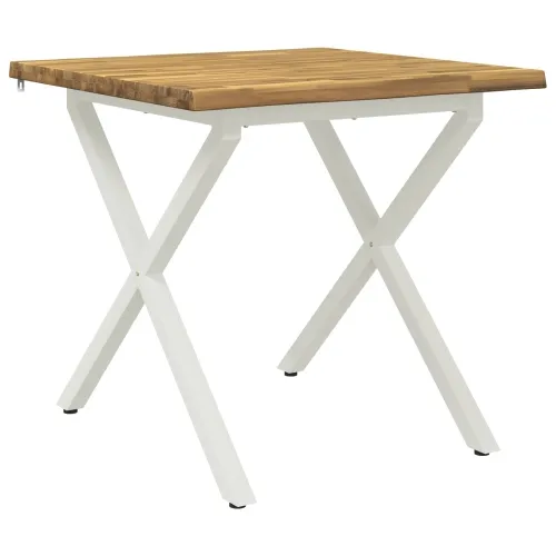 Stol za blagovanje s prirodnim rubom 70 x 70 x 75 cm - Bjeljenje 70 x 70 x 75 cm Živi rub Cijena