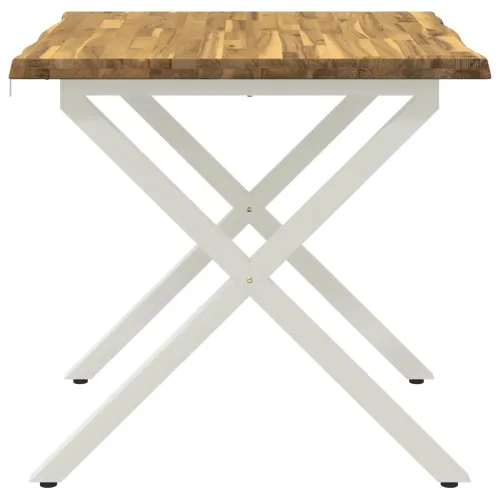 Stol za blagovanje s prirodnim rubom 70 x 70 x 75 cm - Bjeljenje 70 x 70 x 75 cm Živi rub Cijena
