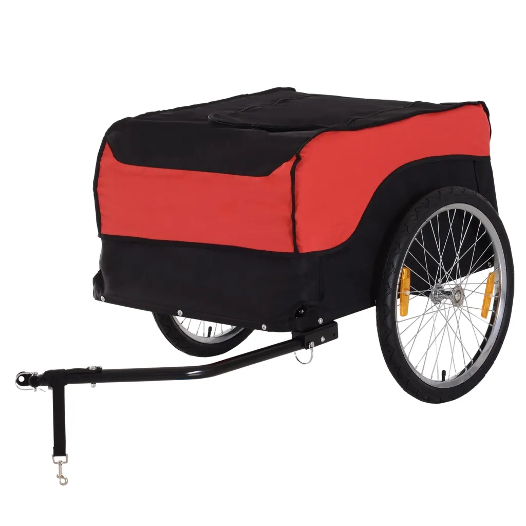 Transportna prikolica teretna prikolica prikolica za bicikl teretna prikolica za bicikl CargoTrailer (crveno-crna)