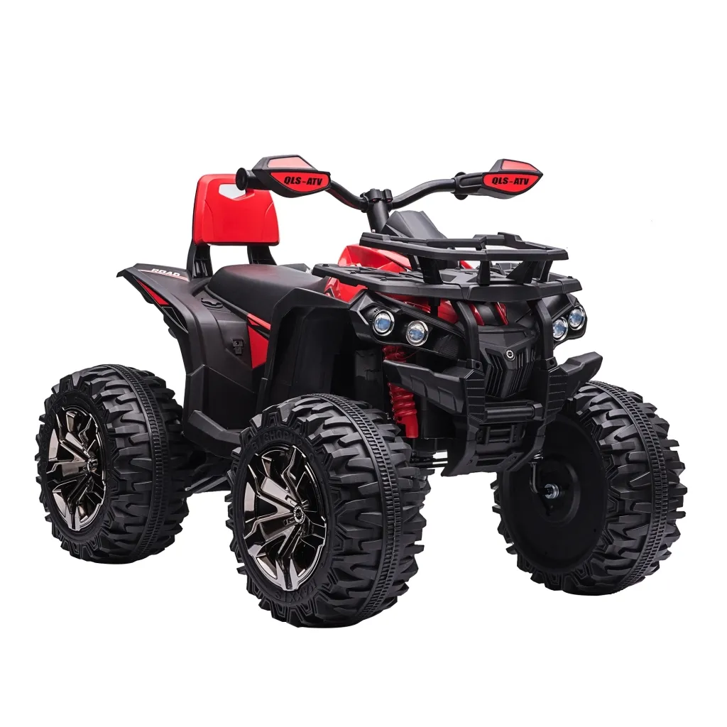 Električni dječji quad 3-8 km/h vrijeme rada 45 min LED prednja svjetla glazbeni player s USB-om za djecu od 3 do 5 godina
