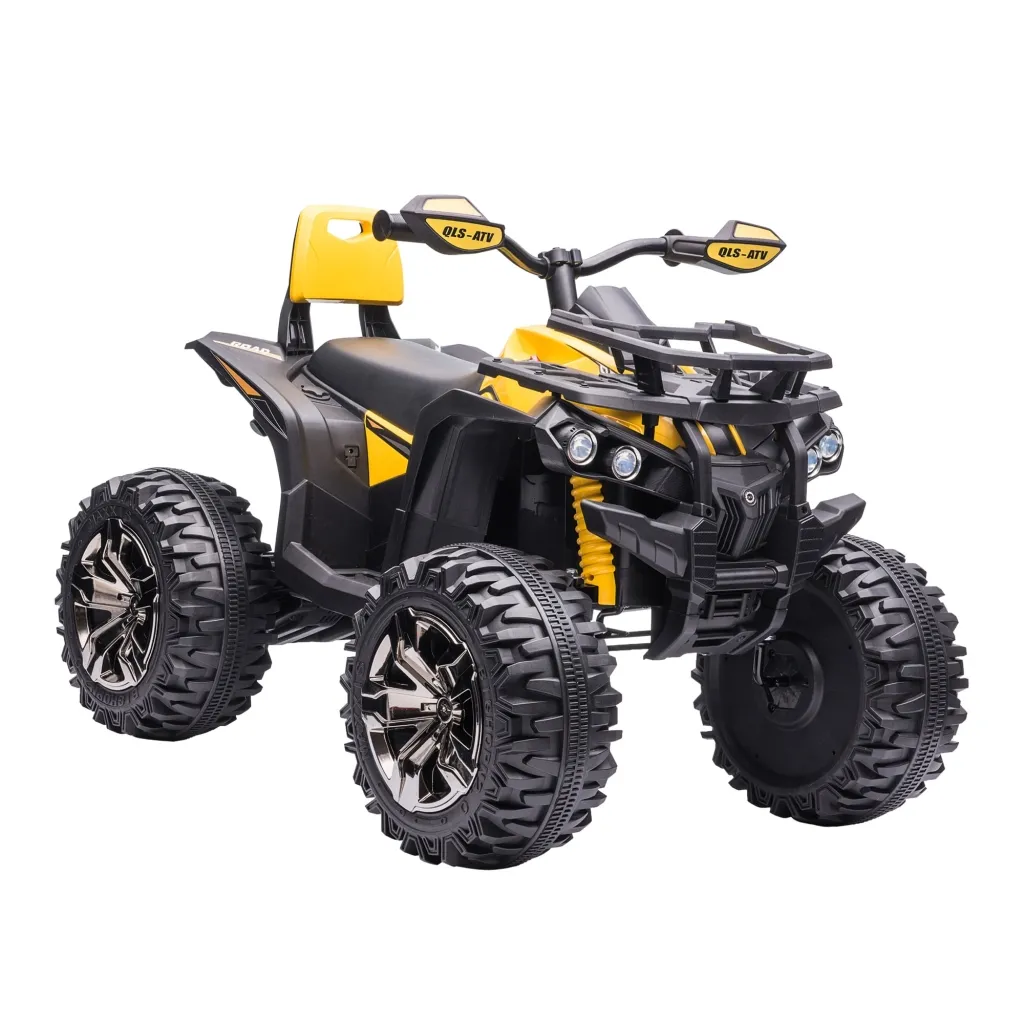 Električni dječji quad 3-8 km/h vrijeme rada 45 min LED prednja svjetla glazbeni player s USB-om za djecu od 3 do 5 godina