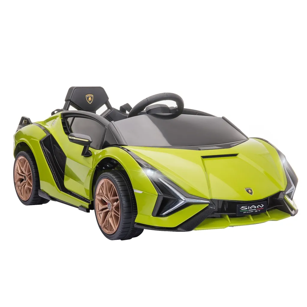 Dječji električni automobil Lamborghini 3-5 km/h daljinski upravljač za uzrast 3-5 godina zeleni