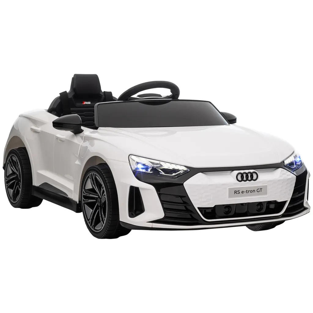 Audi RS e-tron GT dječji električni automobil s daljinskim upravljačem bijeli 103x58x41 cm