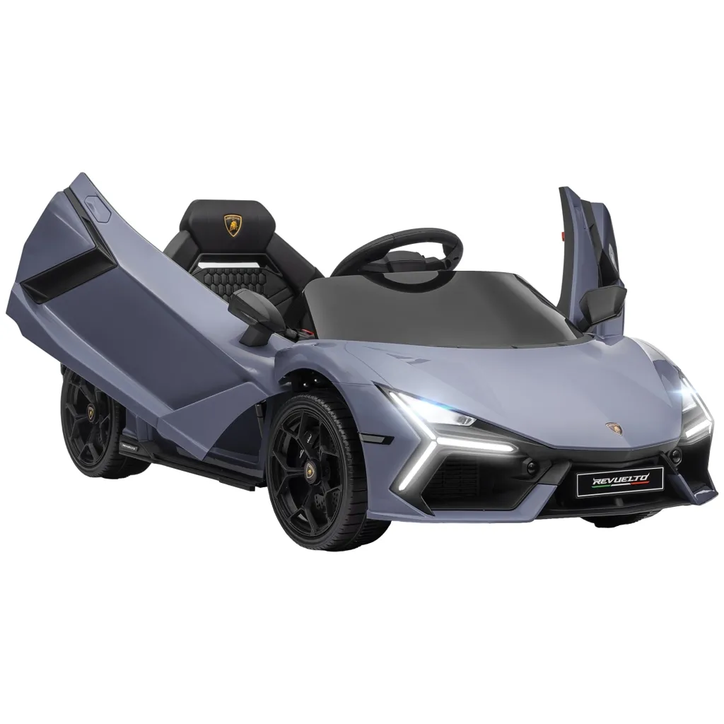 Električni automobil za djecu od 3-5 godina glatka vožnja daljinsko upravljanje sa sirenom plastika i metal siva