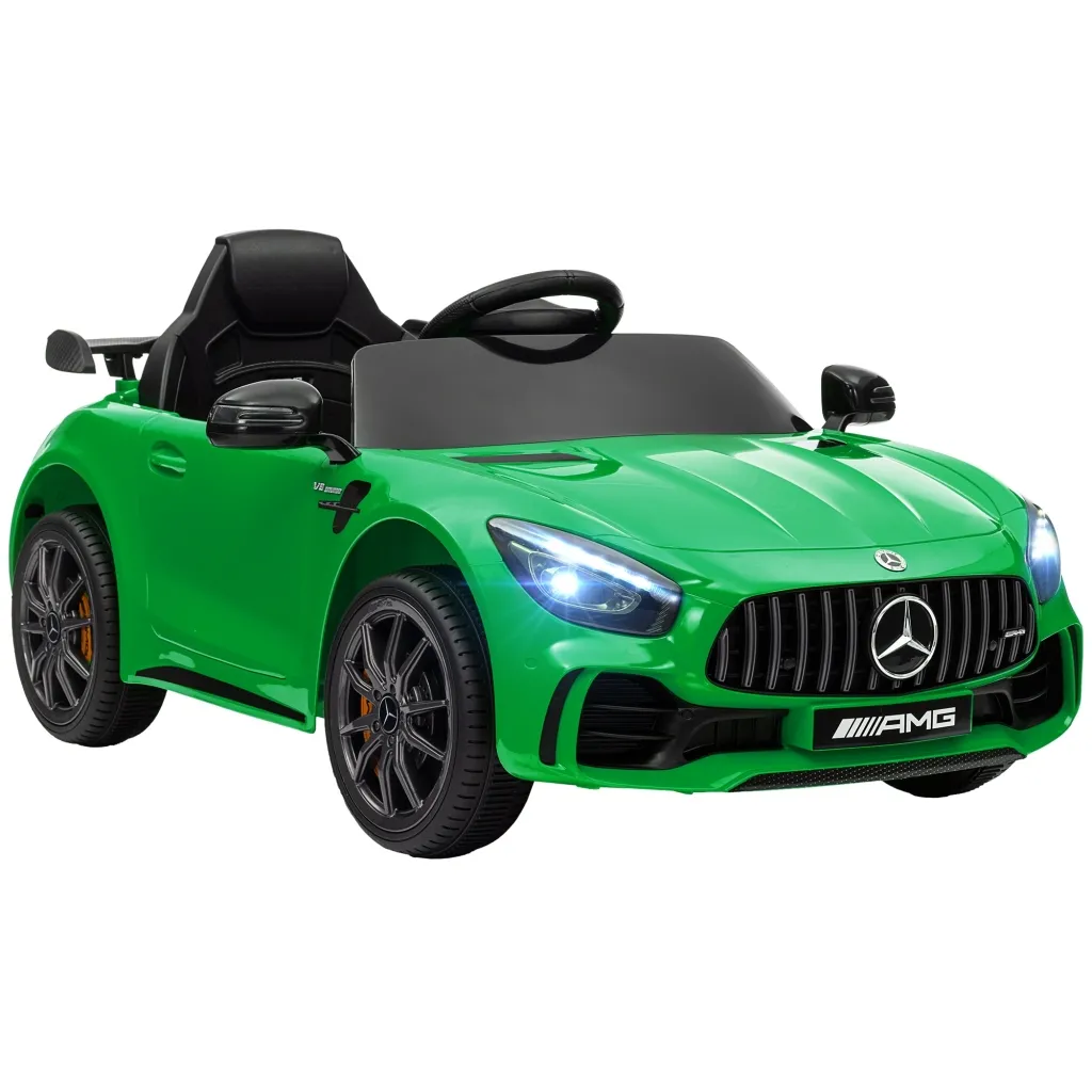 Električni dječji automobil Mercedes 3-5 km/h daljinski upravljač svjetla i glazba zeleni