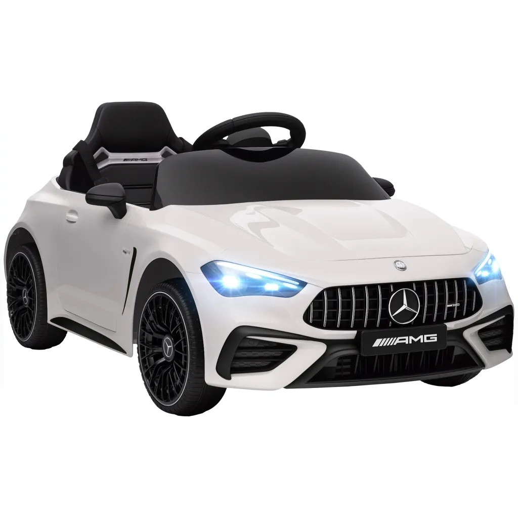 Dječji električni automobil Mercedes 12V daljinski upravljač bijela