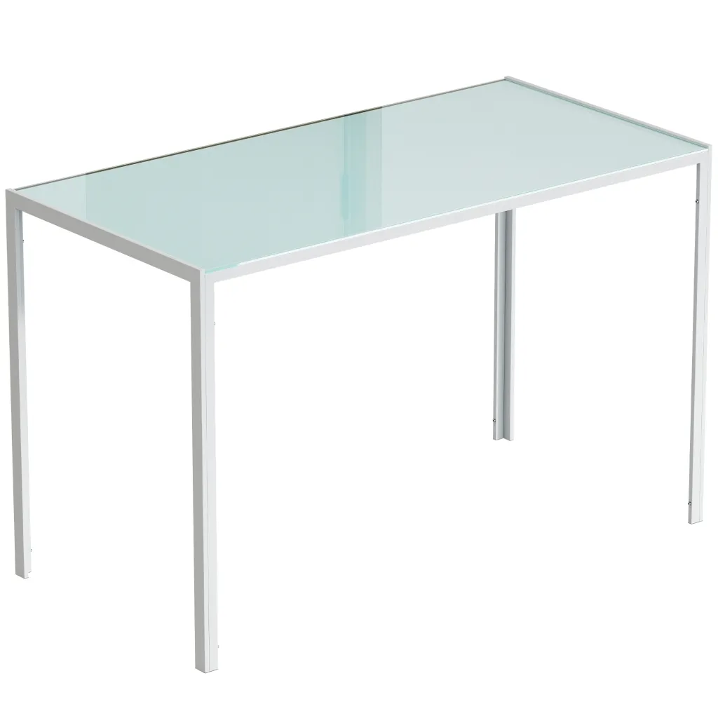 Blagovaonski stol kuhinjski stol veliki stol moderni dizajn 120 cm x 60 cm x 75 cm bijela