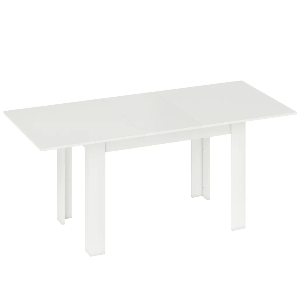 Razvlačivi blagovaonski stol 140/180 x 80 cm kuhinjski stol za 6-8 osoba za kuhinju blagovaonicu bijela