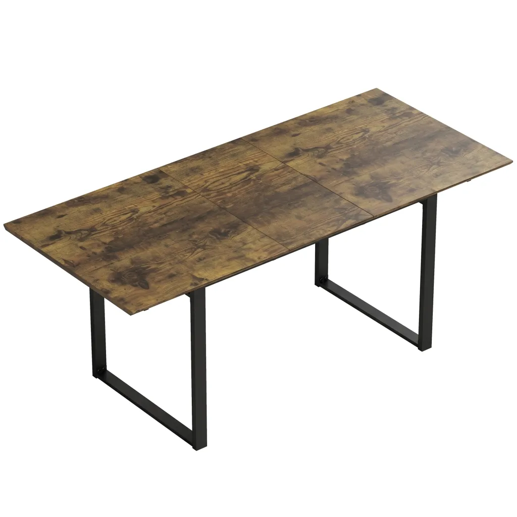 Razvlačivi blagovaonski stol 140-180 cm za 6-8 osoba industrijski dizajn
