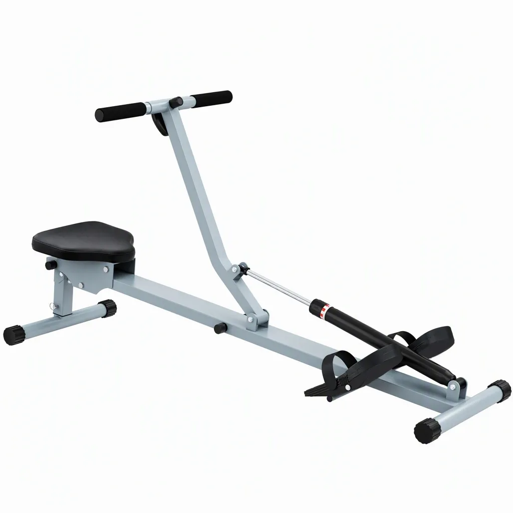Hidraulični veslački trenažer s LCD zaslonom 12 razina otpora do 100 kg