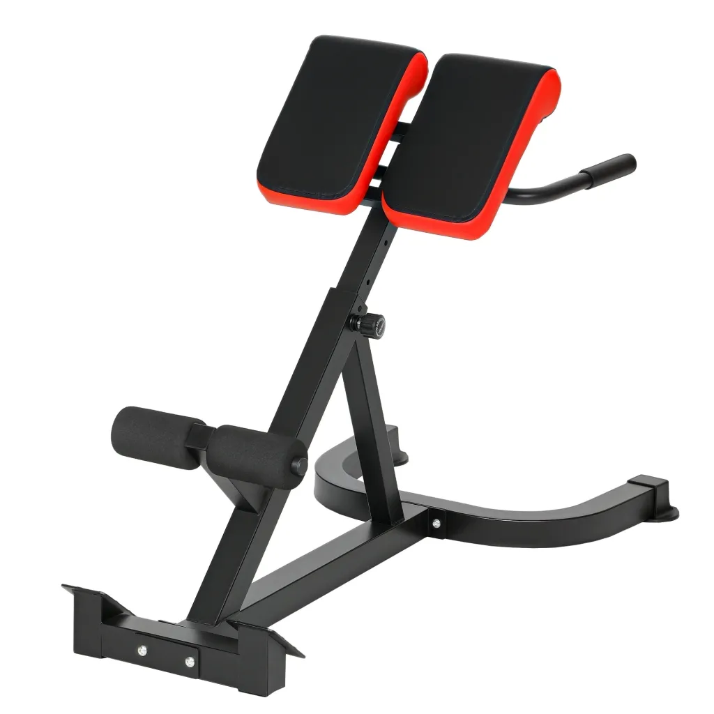 Stolica za vježbanje klupa za fitness klupa za vježbanje s utezima čelik podesiva ručke crvena+crna