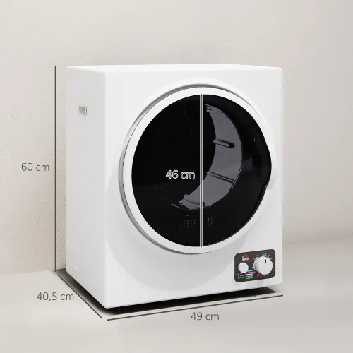 Mini sušilica rublja 4 kg s 4 programa, 2 razine grijanja, sterilizacija do 65℃, 850W za odjeću Cijena