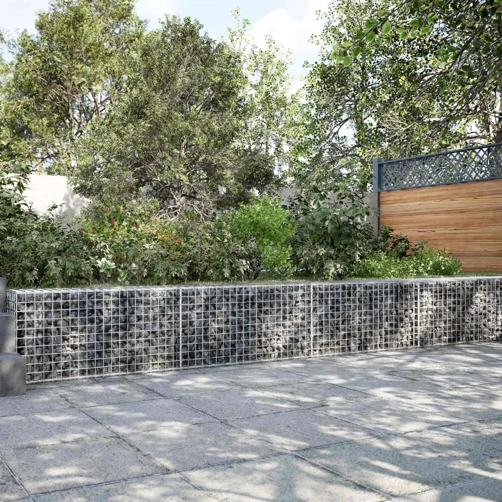 Gabion s žicom debljine 3 5 mm i mrežom 5x5 cm 400x50x50 cm - 50 cm 50 cm 400 cm