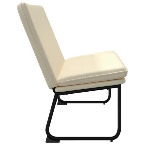 Klupa krem 100 x 75 x 76 cm od tkanine - Krema Cijena