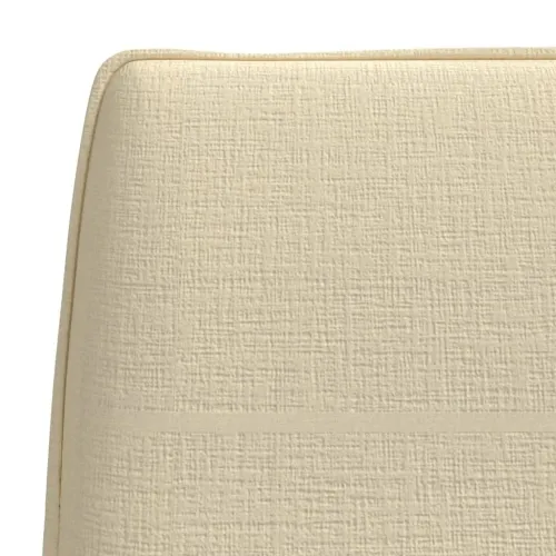 Klupa krem 100 x 75 x 76 cm od tkanine - Krema Cijena