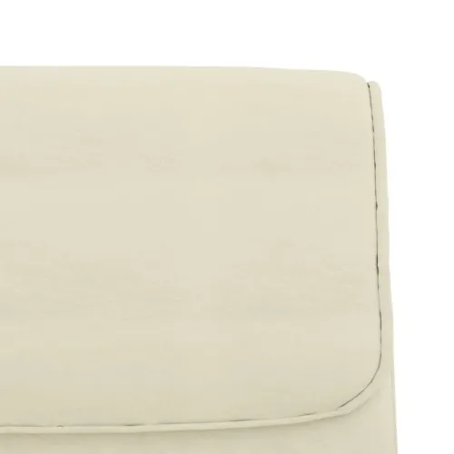 Klupa krem 100 x 64 x 80 cm od umjetne kože - Krema Cijena