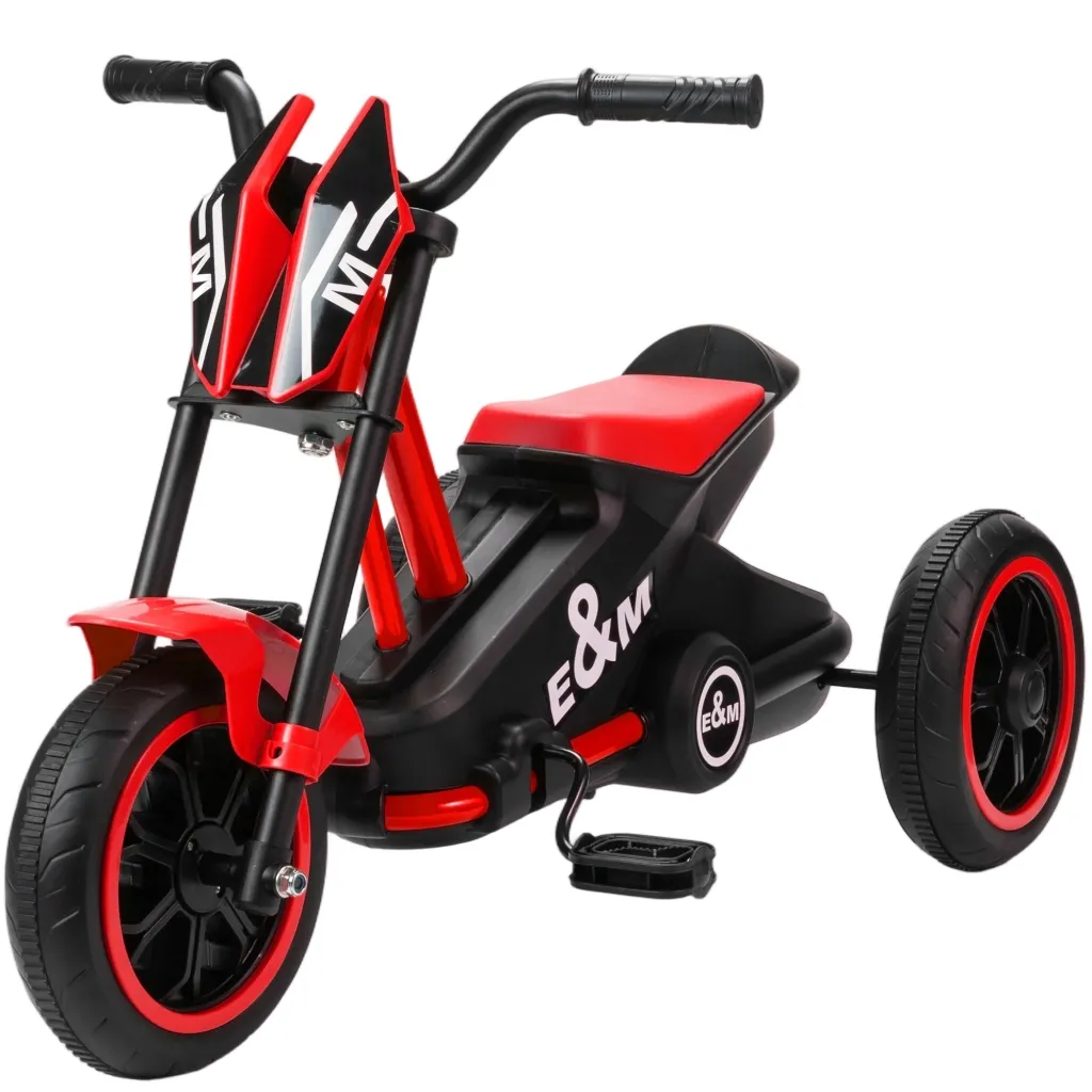 Dječji tricikl i balans bicikl s pedalama 18-36 mjeseci čelični 79x44x50 cm crveni