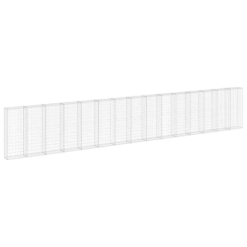 Gabionski zid s poklopcima od pocinčanog čelika 900x30x150 cm - 900 x 30 x 150 cm 1 900 x 30 x 150 cm Cijena