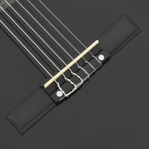 Klasična gitara Western s ujednačivačem i 6 žica crna - Crna Cijena
