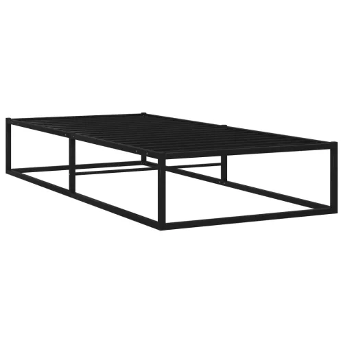 Okvir za krevet crni metalni 100 x 200 cm - Crna 100 x 200 cm Cijena