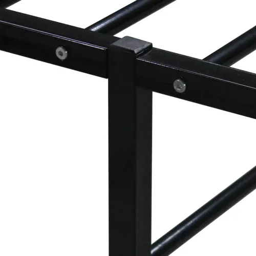 Okvir za krevet crni metalni 160 x 200 cm - Crna 160 x 200 cm Cijena