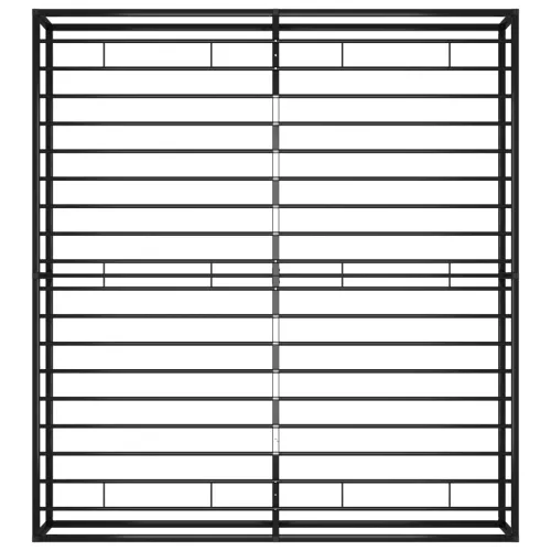 Okvir za krevet crni metalni 180 x 200 cm - Crna 180 x 200 cm Cijena